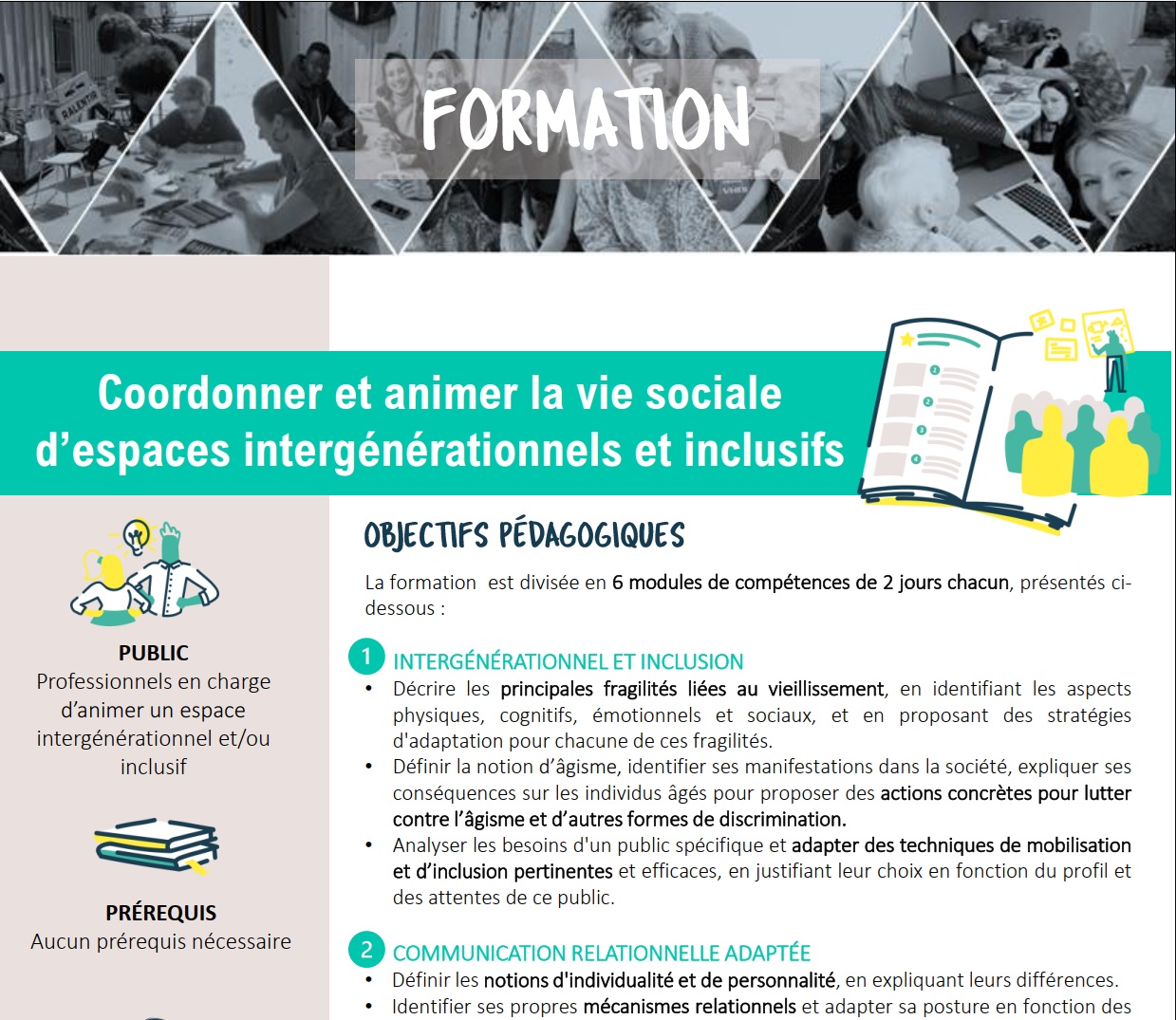 NOS FORMATIONS